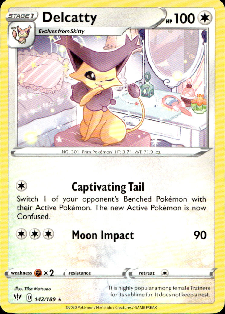 Scanned front of Delcatty