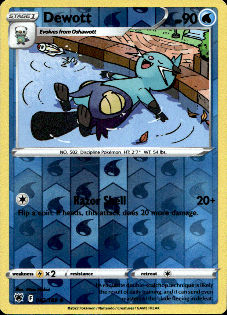 Scanned front of Dewott