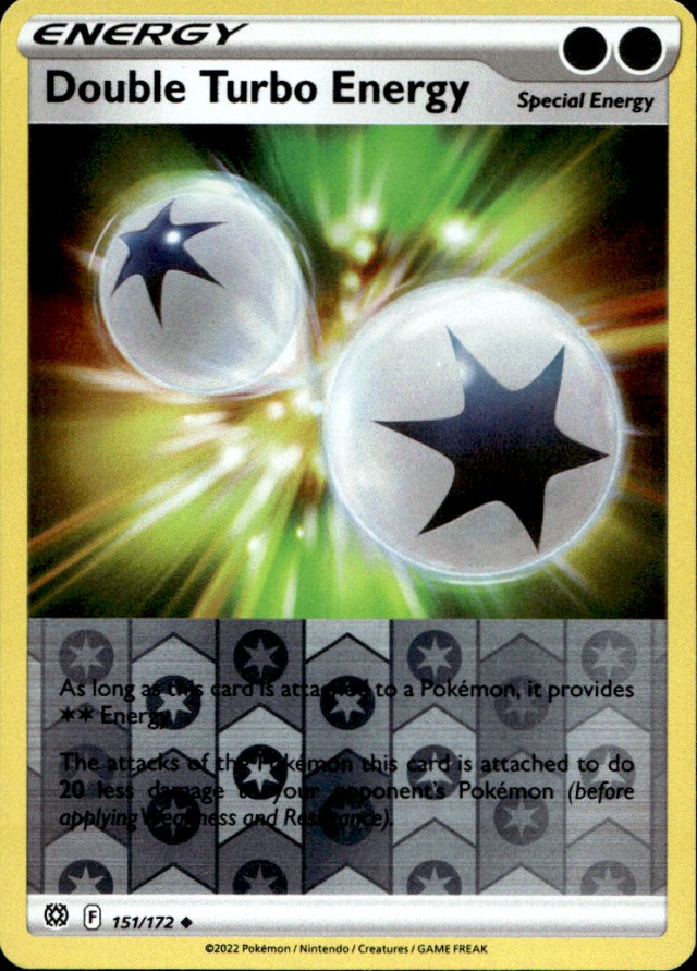 Scanned front of Double Turbo Energy