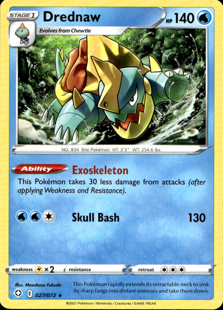 Scanned front of Drednaw