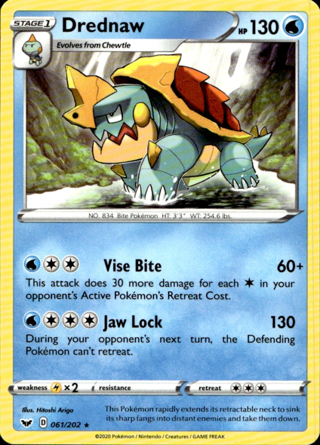 Scanned front of Drednaw