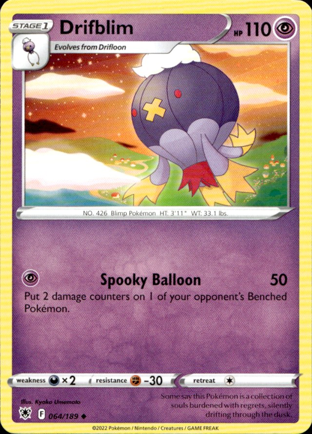 Scanned front of Drifblim