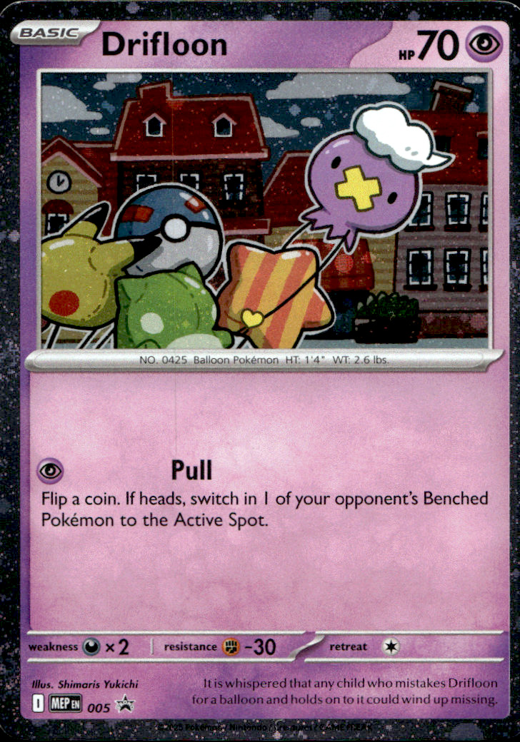Scanned front of Drifloon