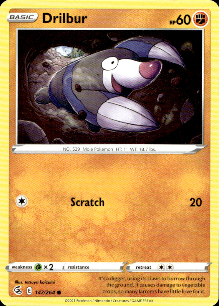 Scanned front of Drilbur