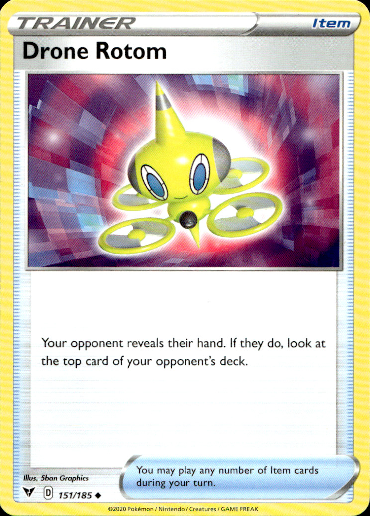 Scanned front of Drone Rotom