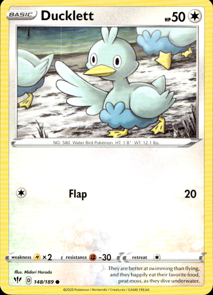 Scanned front of Ducklett