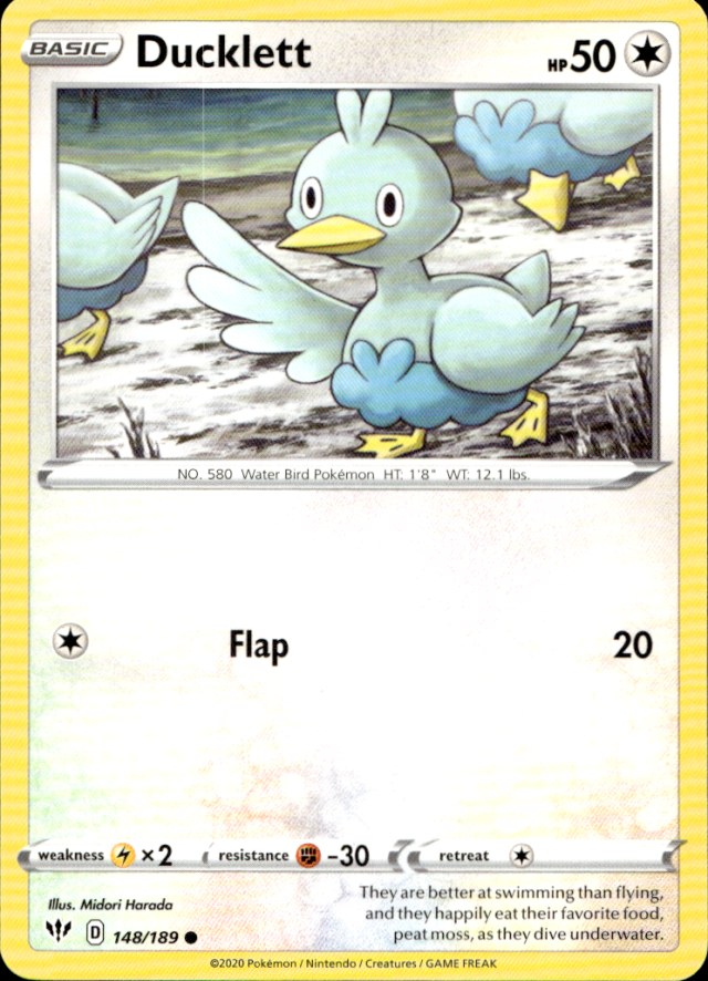 Scanned front of Ducklett