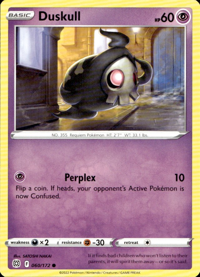 Scanned front of Duskull