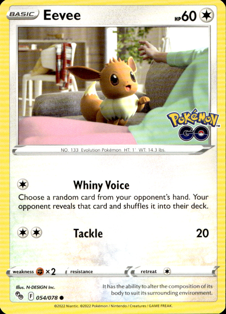 Scanned front of Eevee