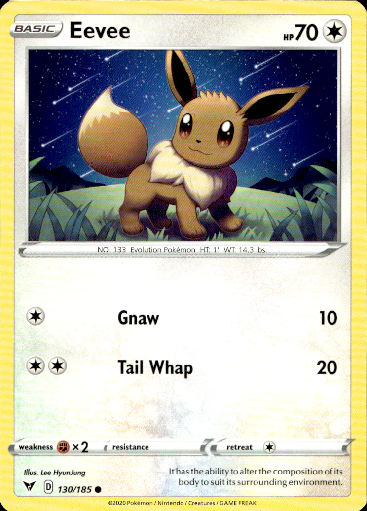 Scanned front of Eevee