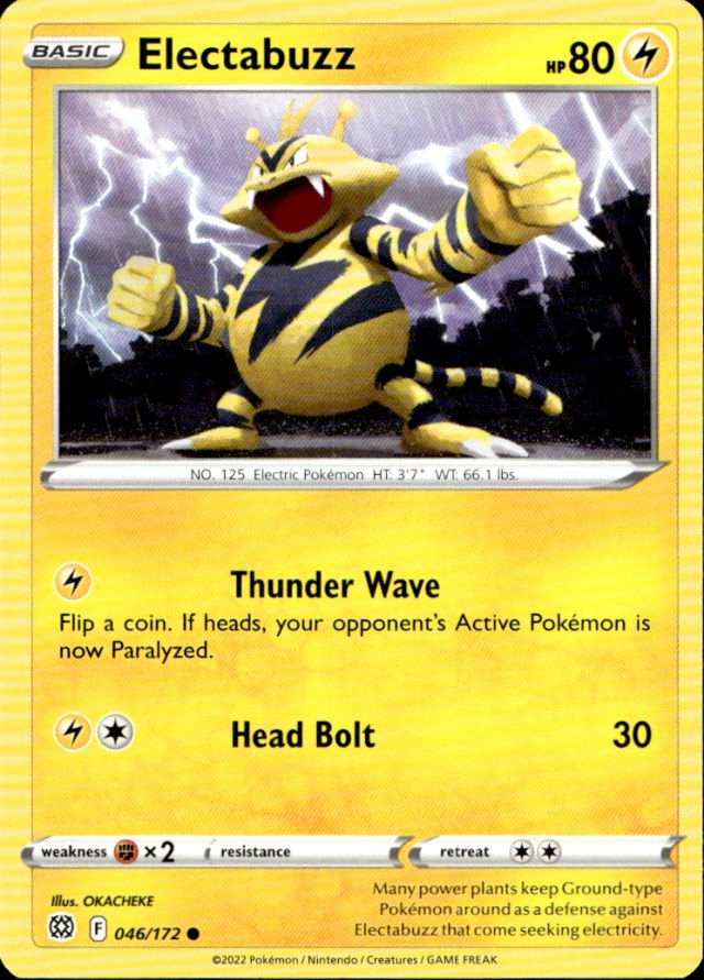 Scanned front of Electabuzz