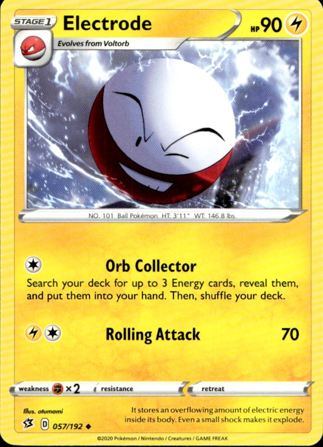 Scanned front of Electrode