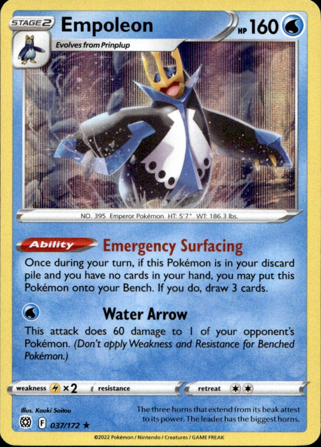 Scanned front of Empoleon