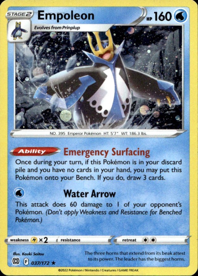 Scanned front of Empoleon