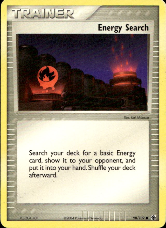 Scanned front of Energy Search