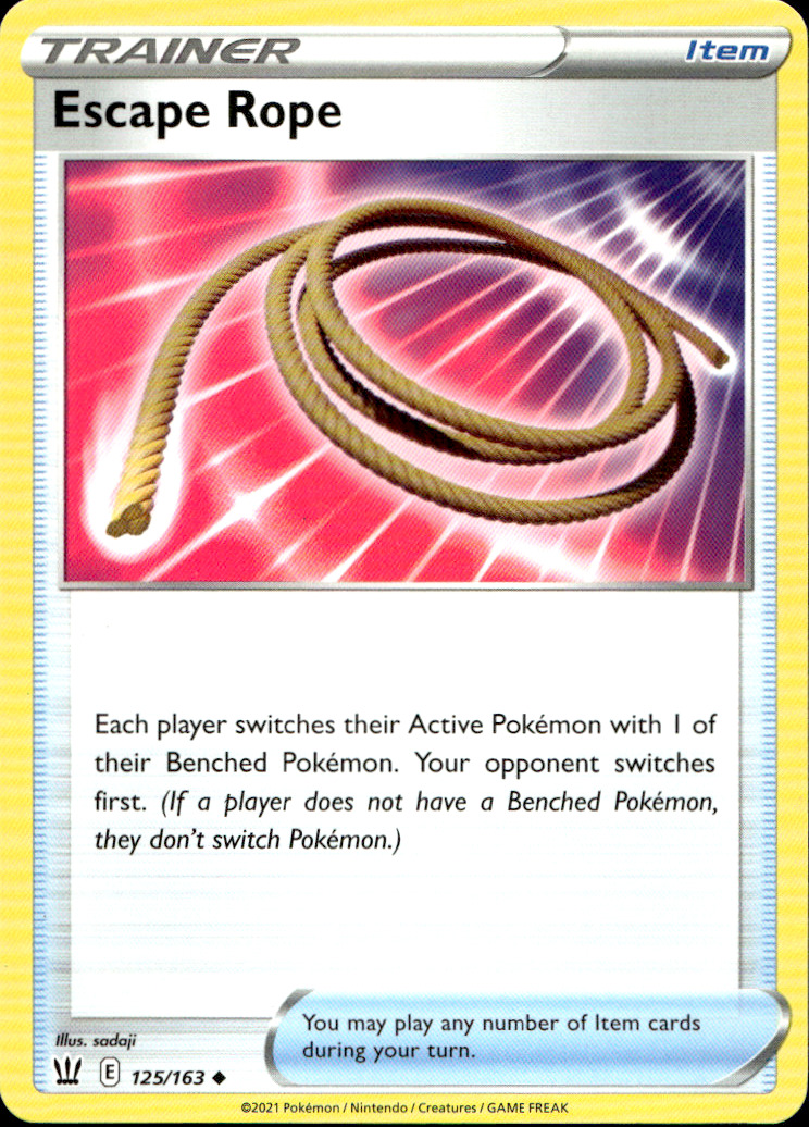 Scanned front of Escape Rope