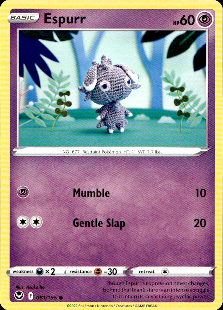 Scanned front of Espurr