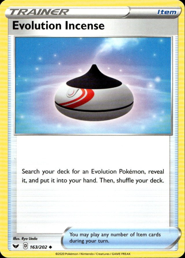 Scanned front of Evolution Incense