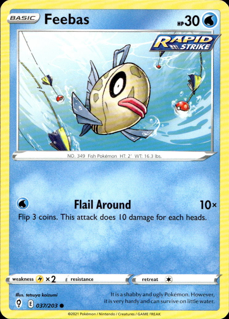 Scanned front of Feebas