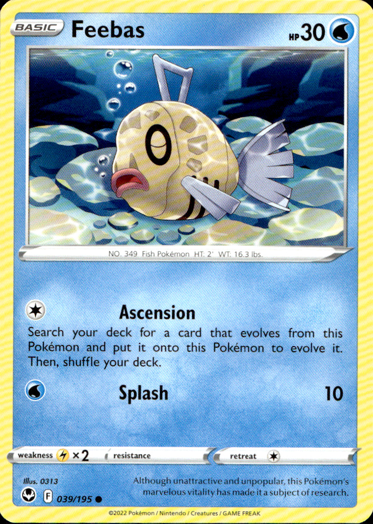 Scanned front of Feebas