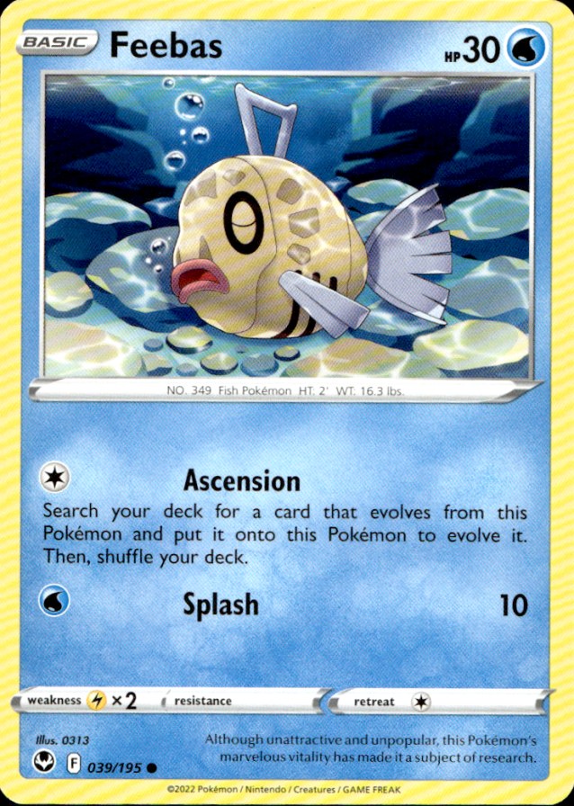 Scanned front of Feebas
