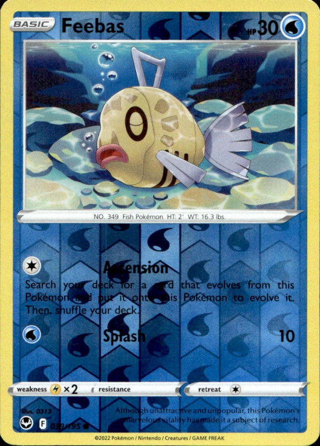 Scanned front of Feebas