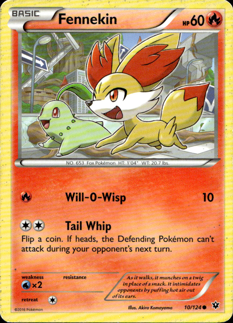 Scanned front of Fennekin
