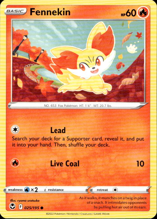 Scanned front of Fennekin