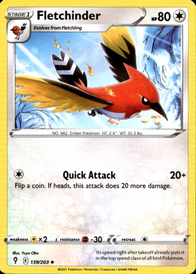 Scanned front of Fletchinder