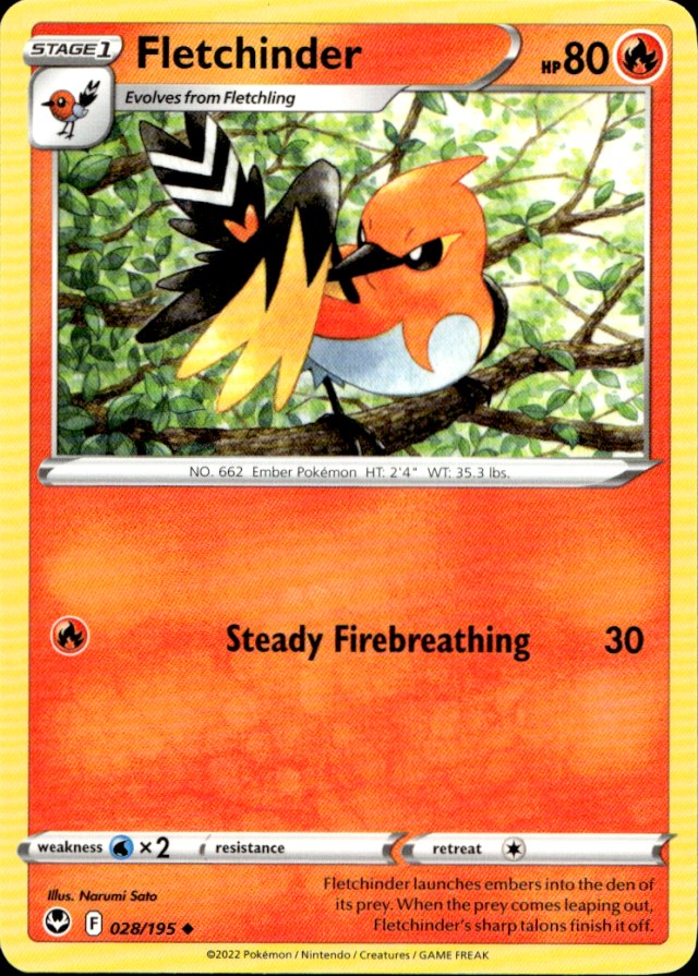 Scanned front of Fletchinder