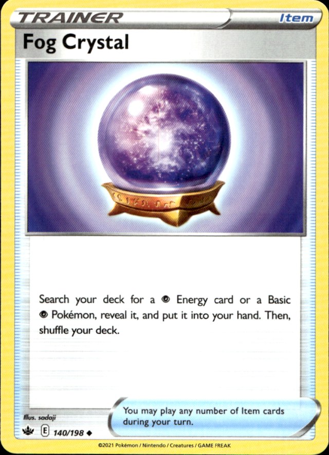 Scanned front of Fog Crystal