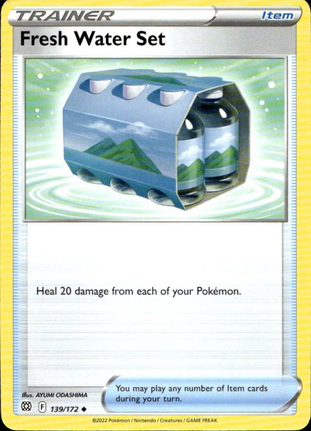 Scanned front of Fresh Water Set
