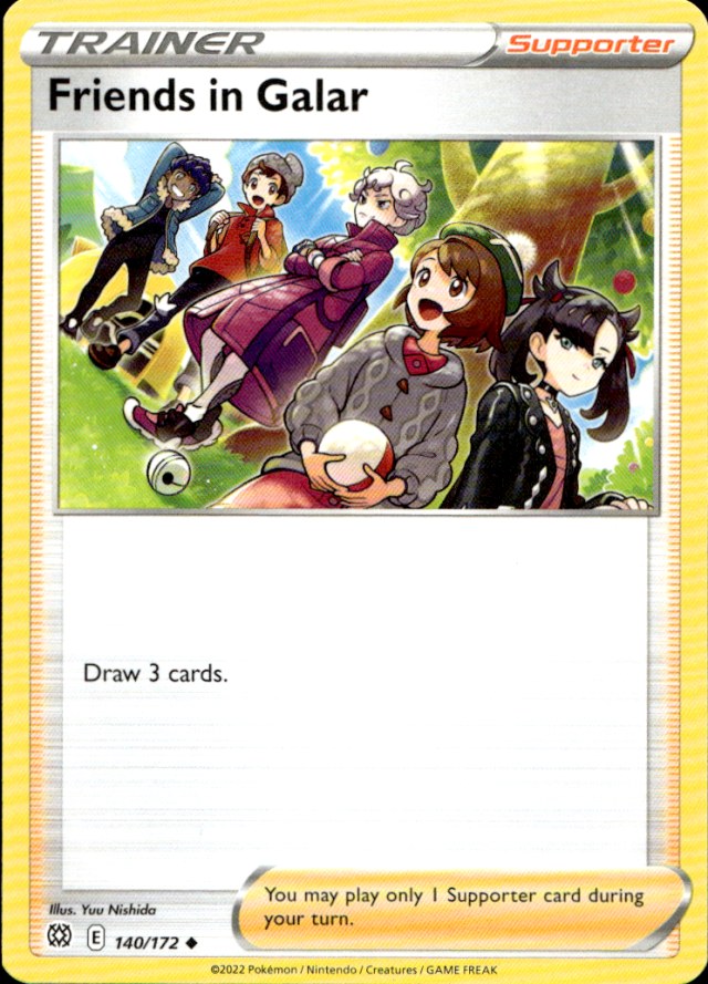Scanned front of Friends in Galar