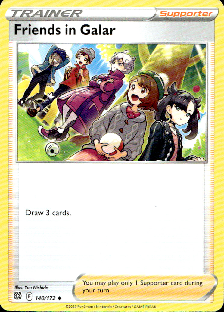 Scanned front of Friends in Galar