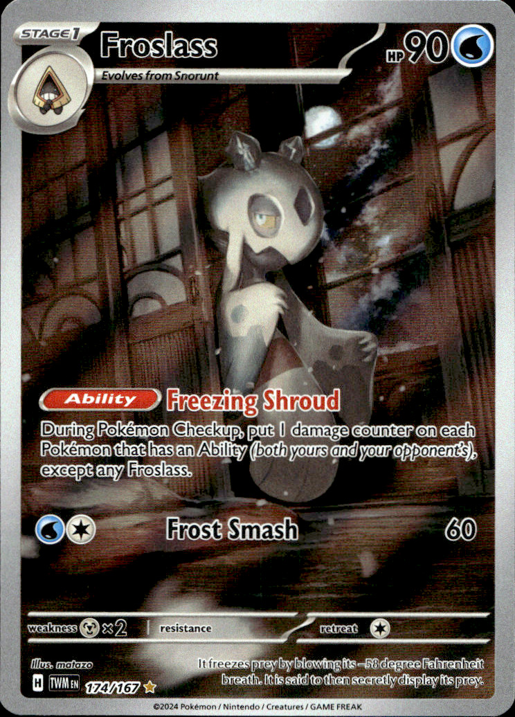 Scanned front of Froslass