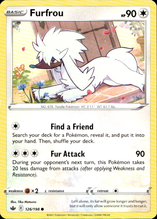 Scanned front of Furfrou