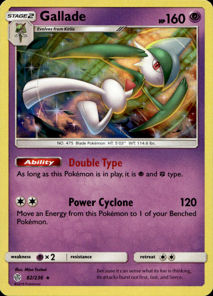 Scanned front of Gallade