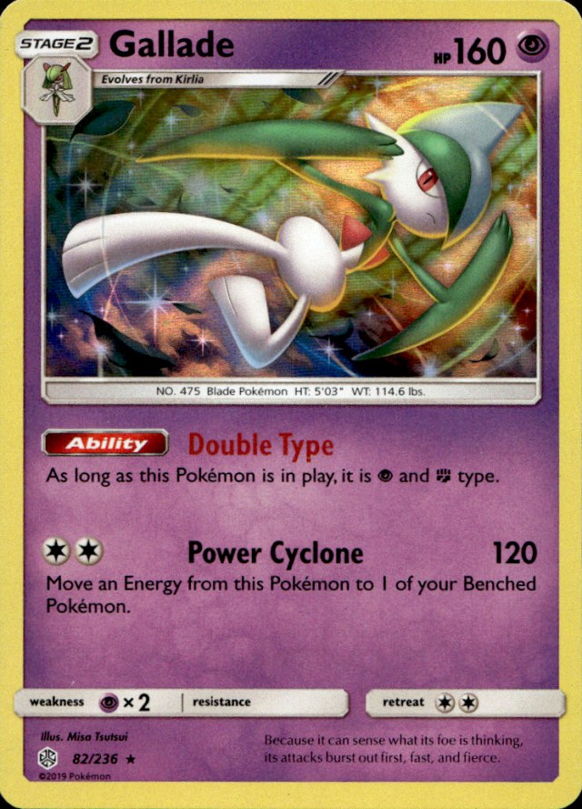 Scanned front of Gallade