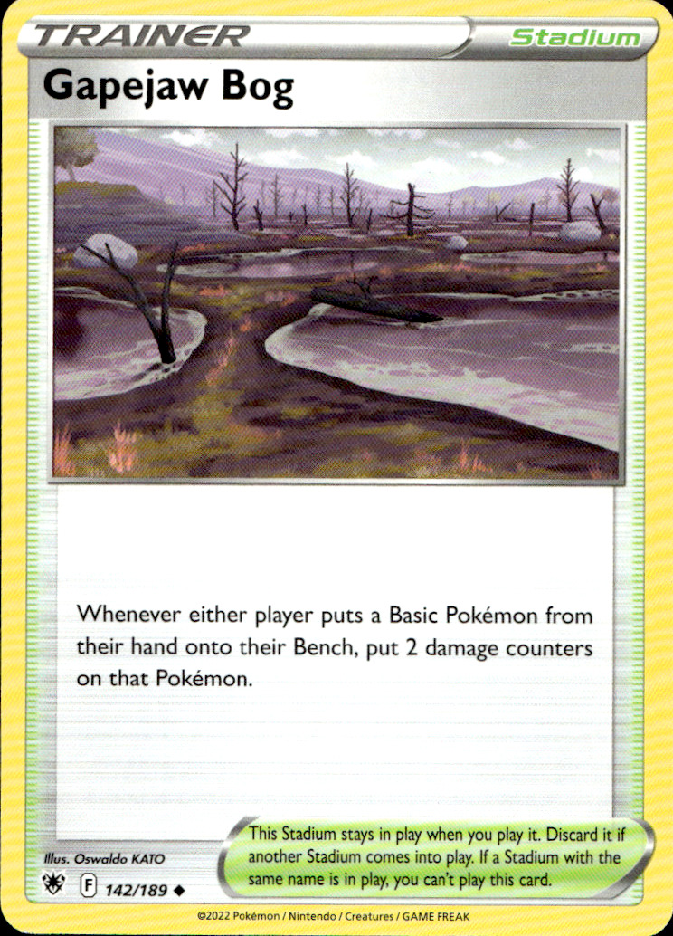 Scanned front of Gapejaw Bog