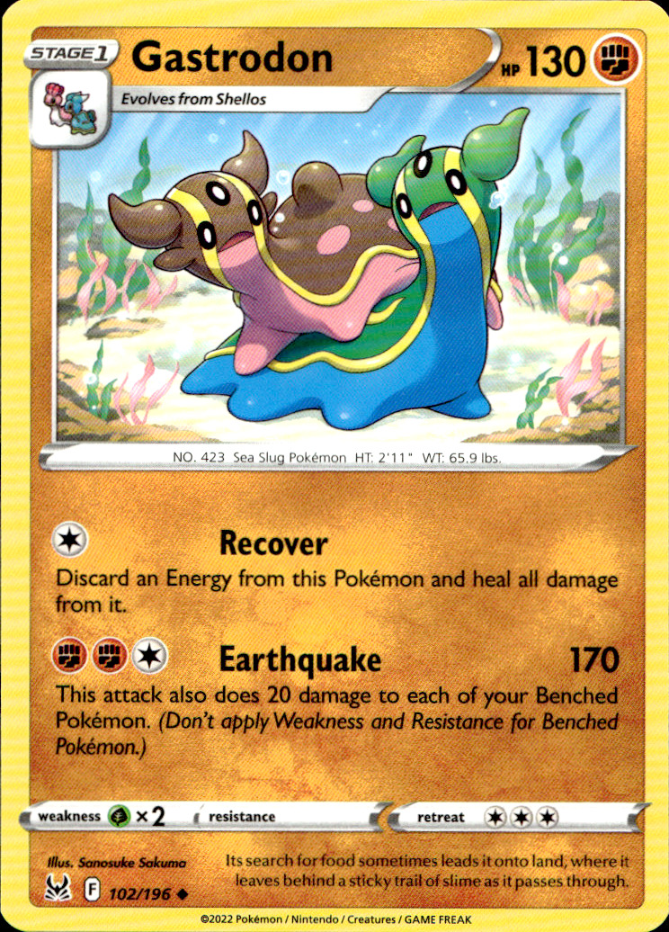Scanned front of Gastrodon