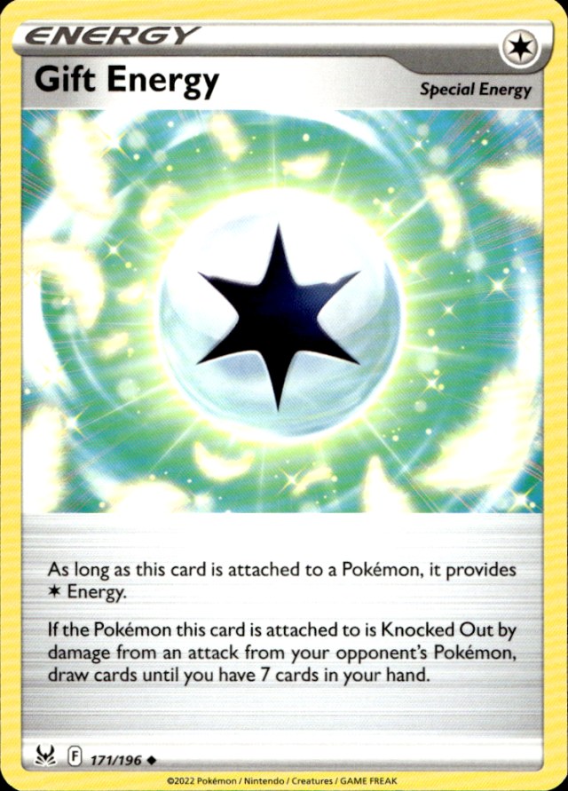 Scanned front of Gift Energy