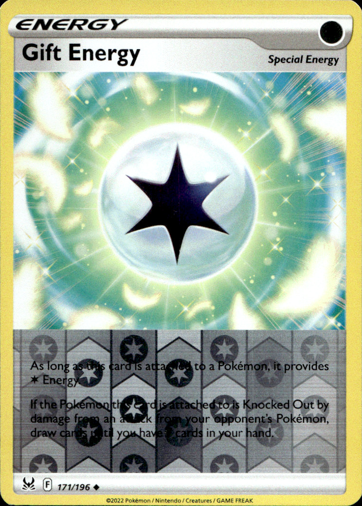 Scanned front of Gift Energy