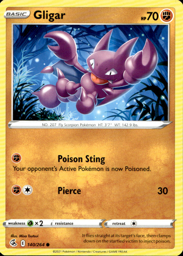 Scanned front of Gligar
