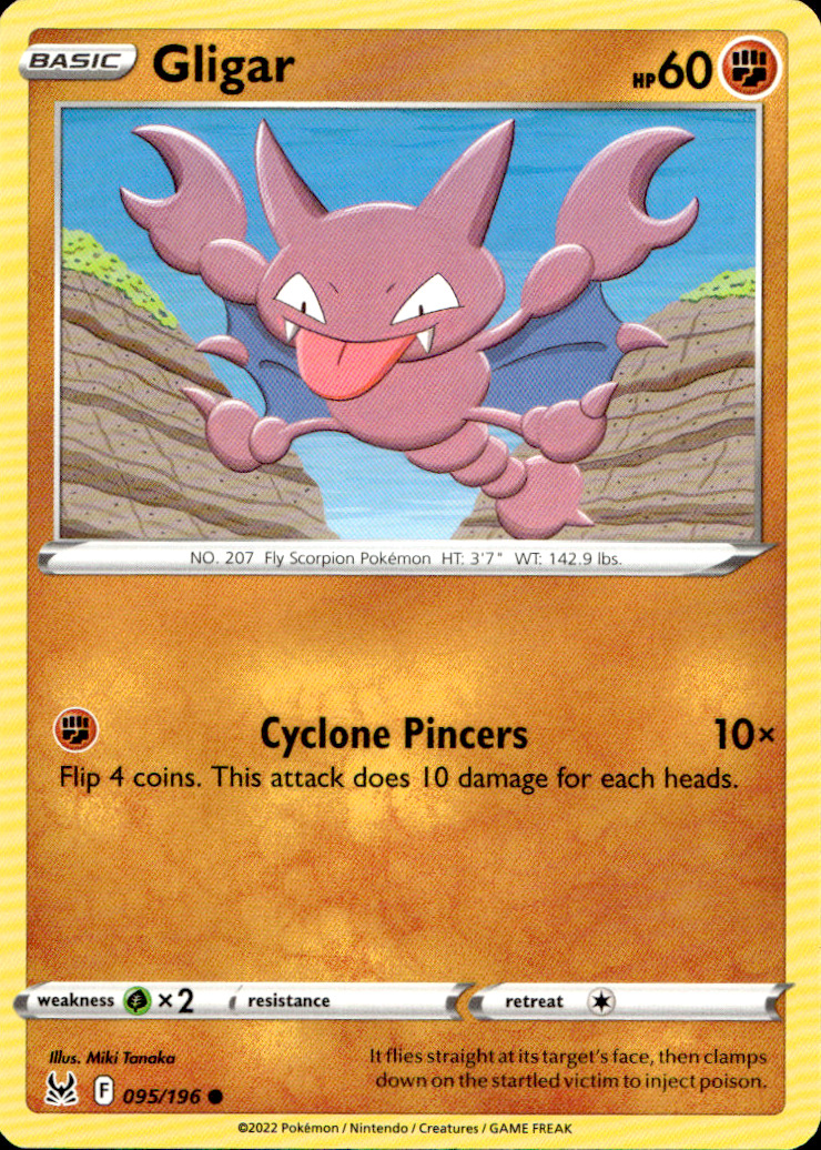 Scanned front of Gligar
