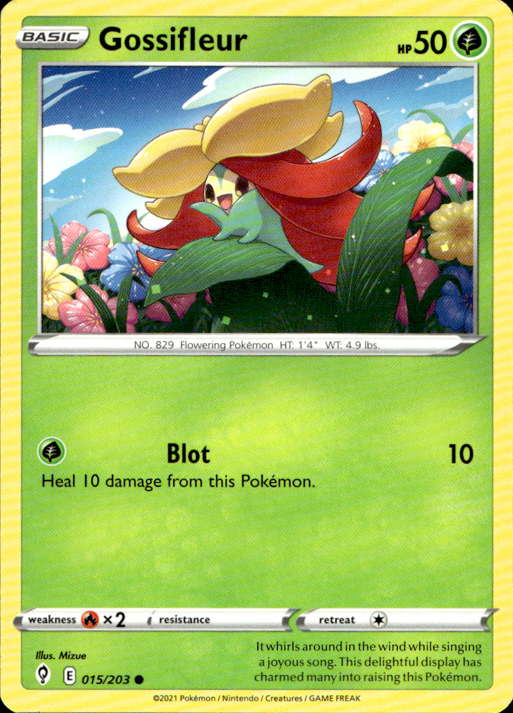 Scanned front of Gossifleur