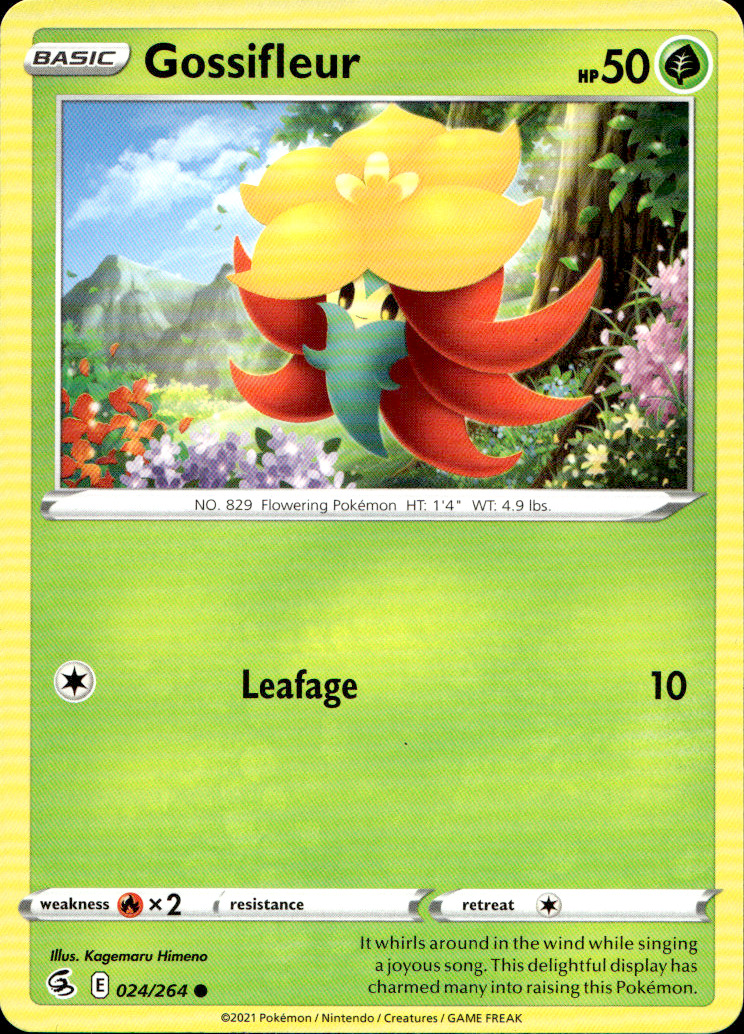 Scanned front of Gossifleur