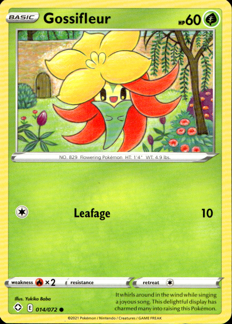 Scanned front of Gossifleur