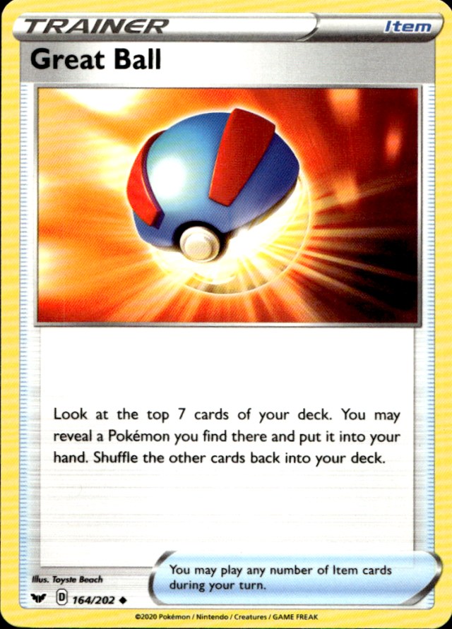 Scanned front of Great Ball