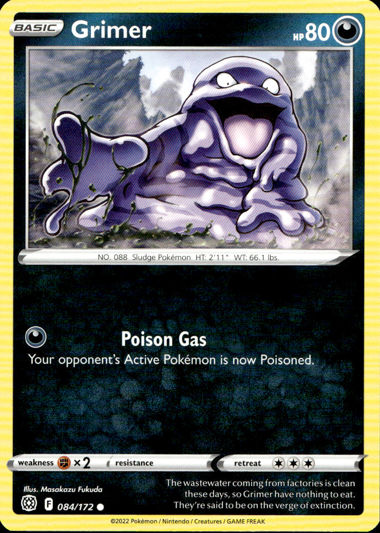 Scanned front of Grimer