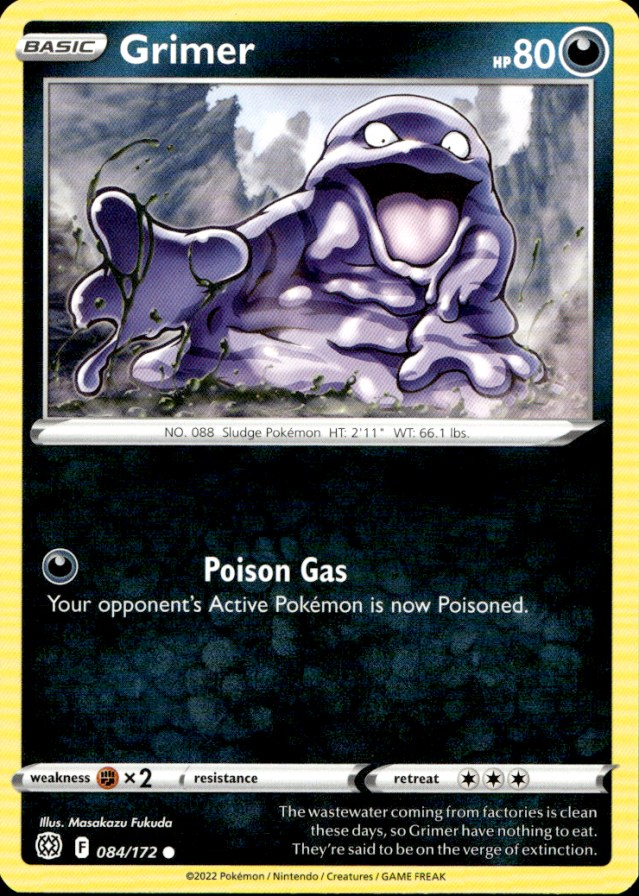 Scanned front of Grimer